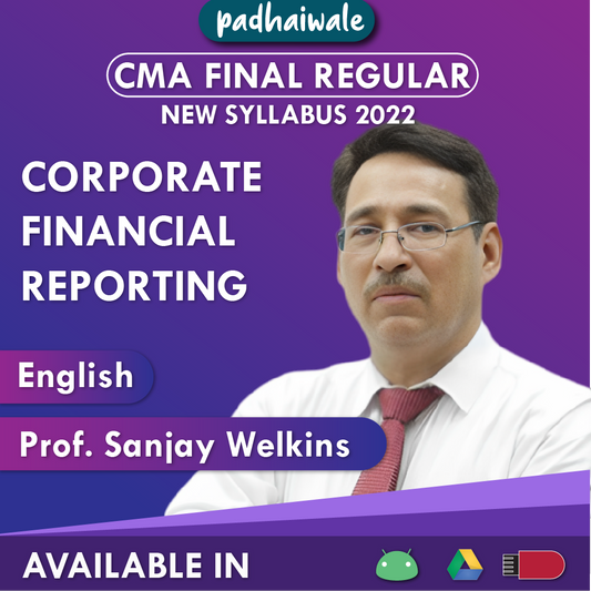 CMA Final CFR English Sanjay Welkins